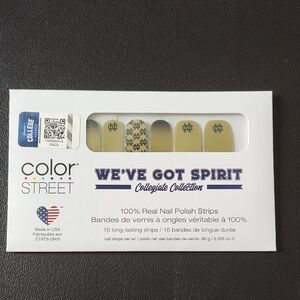Color Street We've Got Spirit Nail Strips - Gold and Blue